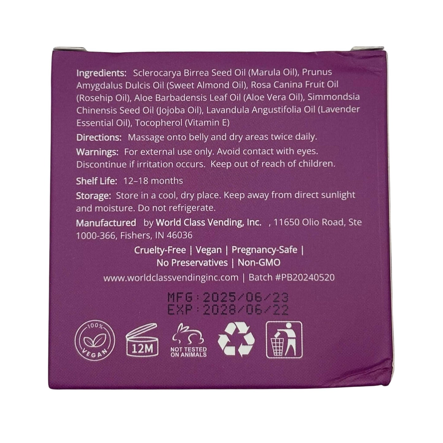 At Ease Mama | Nourishing Belly Butter for Stretch Mark Prevention