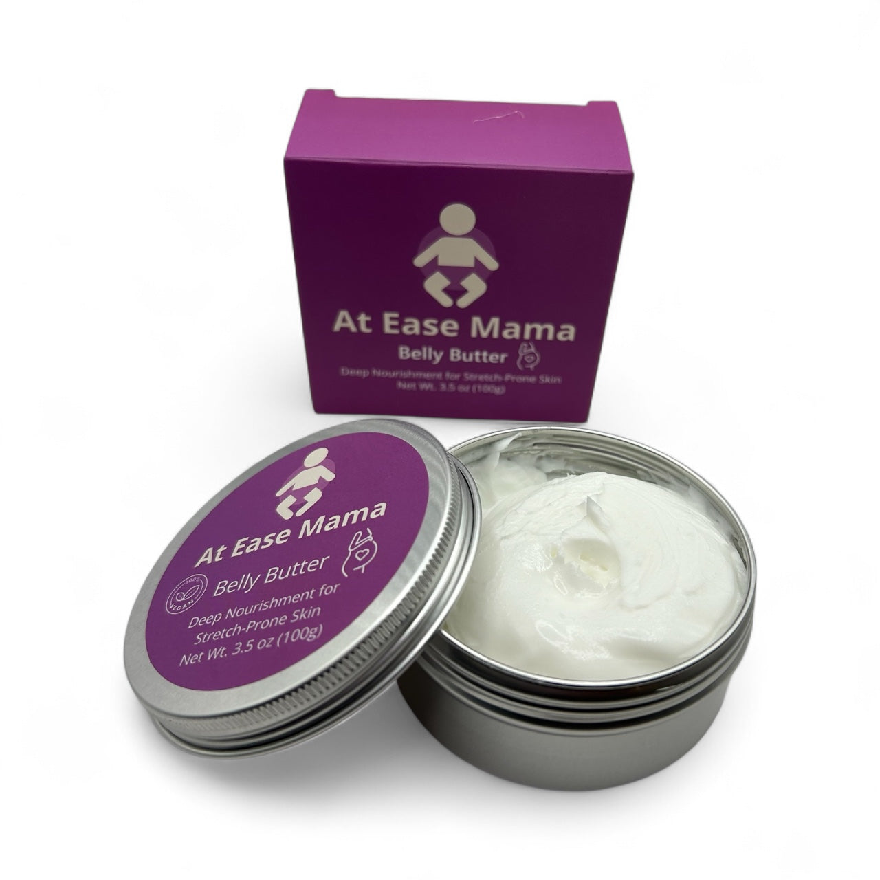 At Ease Mama | Nourishing Belly Butter for Stretch Mark Prevention