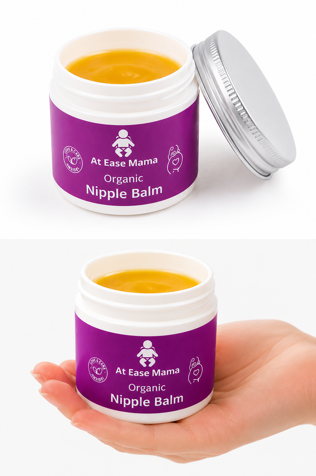 Organic Soothing Nipple Balm for Breastfeeding