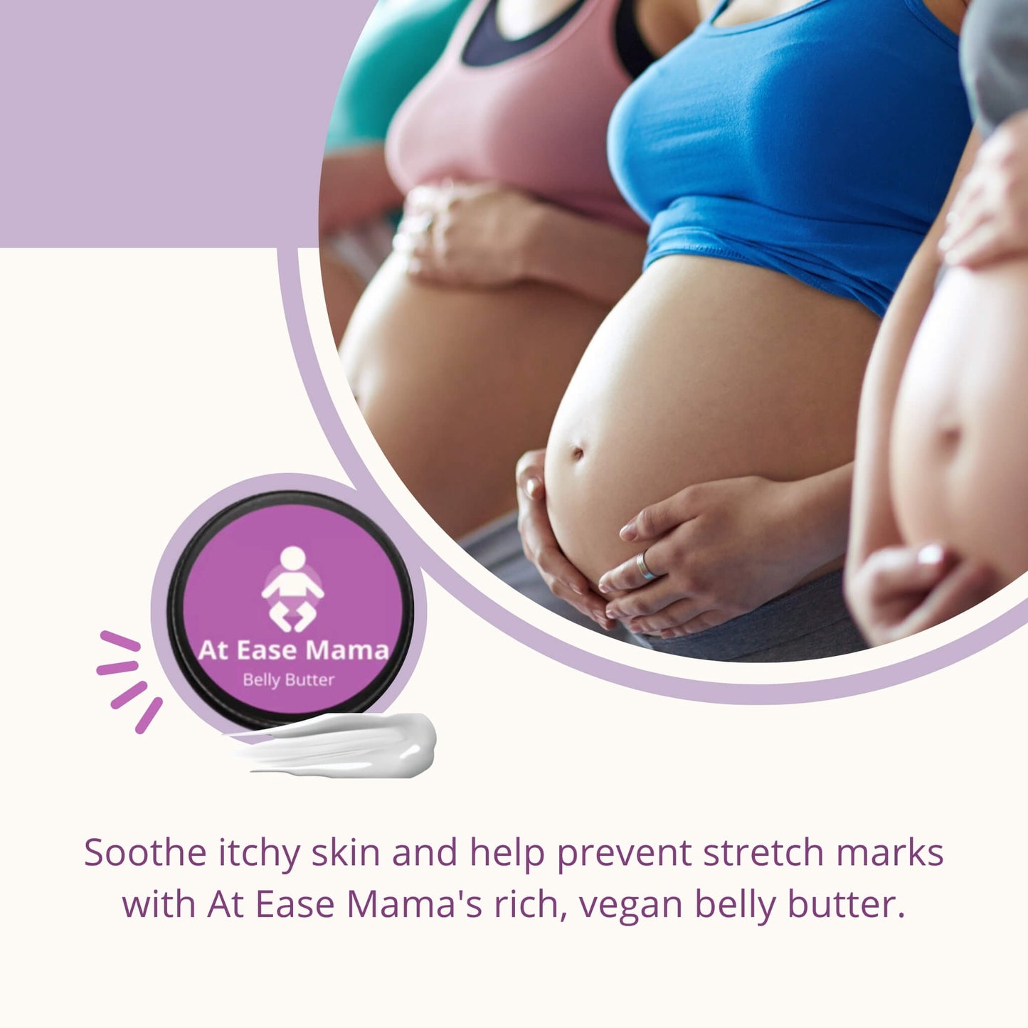 At Ease Mama | Nourishing Belly Butter for Stretch Mark Prevention