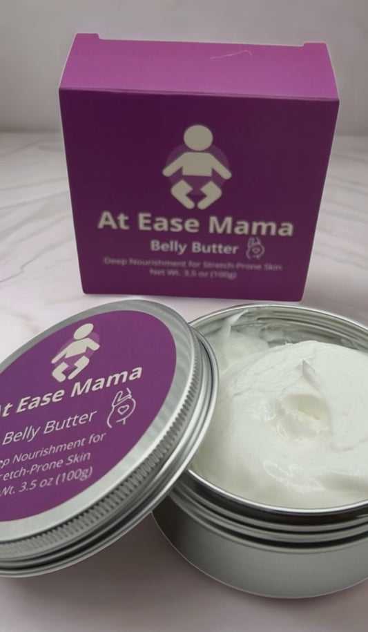 At Ease Mama | Nourishing Belly Butter for Stretch Mark Prevention